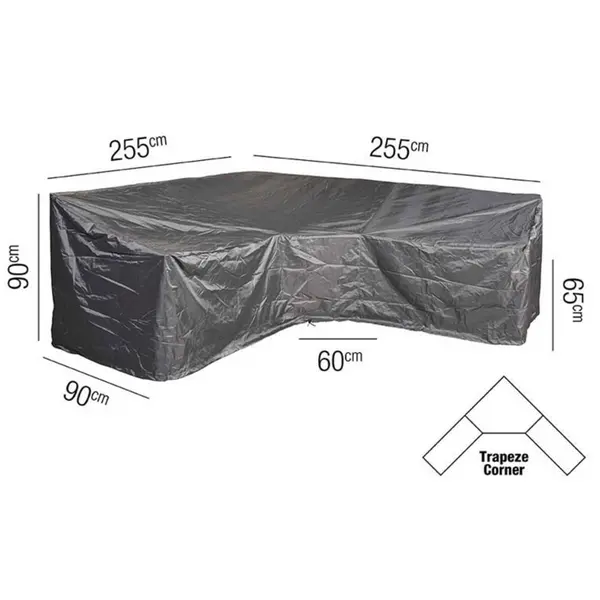 Aerocover Trapeze Corner Lounge Set Cover Grey