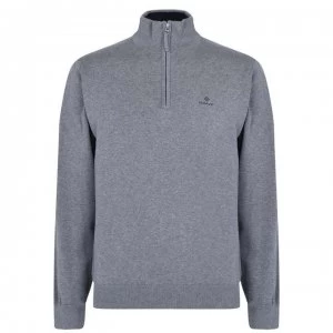 Gant Gant Classic Cotton half Zip - Grey 092