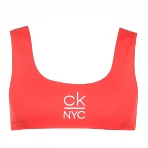 Calvin Klein NYC Bikini Top - Red XBG