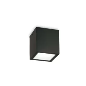 Ideal Lux Outdoor Surface Mounted Downlight Black IP54, GU10