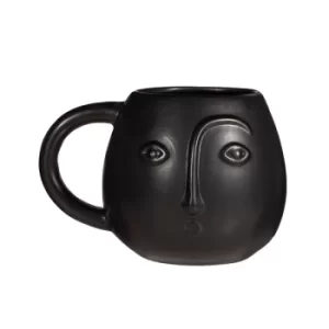 Sass & Belle Face Mug Matt Black