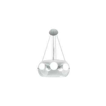 Ideal Lux Audi-10 - 5 Light Ceiling Pendant Clear, E27