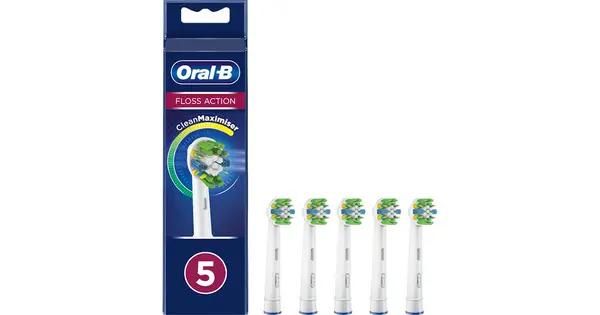 Oral B FlossAction Brush Head with CleanMaximiser 5Pcs