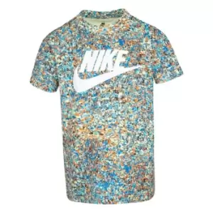 Nike AOP Short Sleeve T Shirt Infants - Green