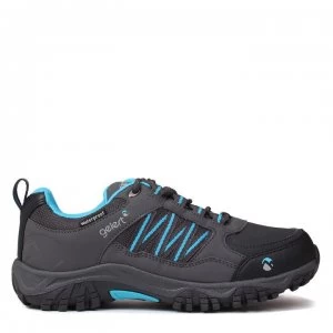 Gelert Horizon Low Waterproof Walking Shoes - Charcoal/Blue