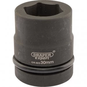 Draper Expert 1" Drive Hexagon Impact Socket Metric 1" 30mm