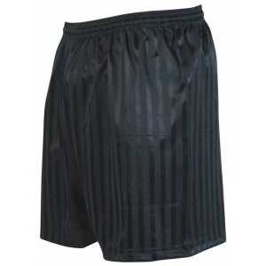 Precision Striped Continental Football Shorts 30-32" Black