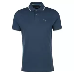 Barbour Mens Easington Polo Navy XL