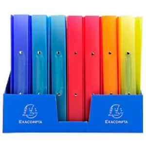 Linicolor PP Ring Binder 4O Ring 30mm, S40mm, A4, Assorted, Pack of 5