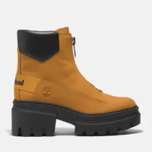 Timberland Everleigh Front-zip Boot For Her In Yellow, Size 3.5