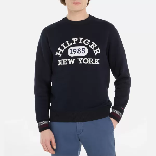 Tommy Hilfiger Monotype Collegiate Cotton-Blend Sweatshirt - S