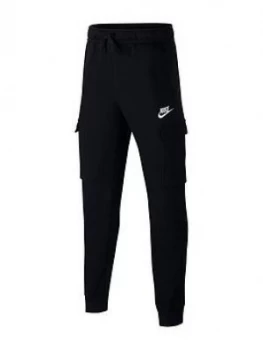 Nike Older Boys Club Cargo Pant - Black, Size XS, 6-8 Years