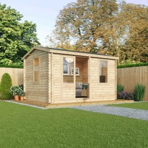 Mercia 34mm Single Glaze Home Office Elite Suite - 4m x 3m