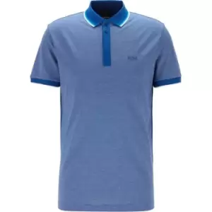 Boss Boss Paddy Short Sleeve Polo Shirt Mens - Blue