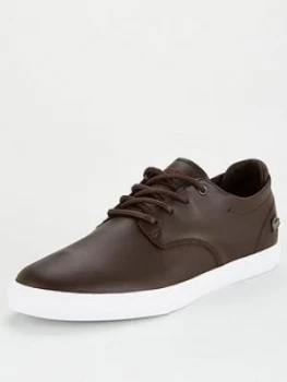 Lacoste Esparre - Brown, Size 8, Men