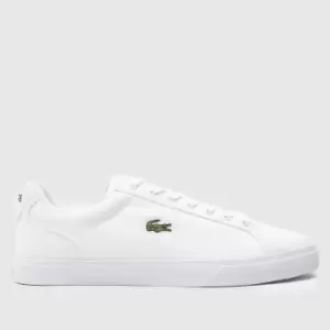 Lacoste Lerond Bl Textile Trainers In White