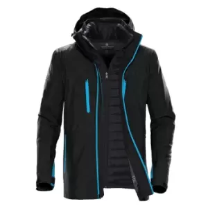 Stormtech Mens Matrix System Jacket (2XL) (Black/Electric Blue)