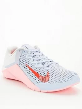 Nike Metcon 6 - Grey/Pink, Size 5, Women