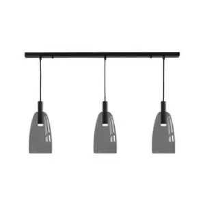 Larissa Geri Ceiling Pendant Bar Light LED 3x 5W 3000K Black
