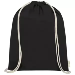 Bullet Orissa Drawstring Bag (One Size) (Solid Black)