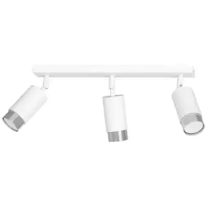 Emibig Hiro White/Chrome Ceiling Spotlight Bar 3x GU10