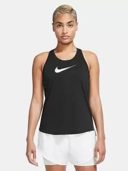 Nike One Dri-FIT Swoosh Tank - Black Size M Women