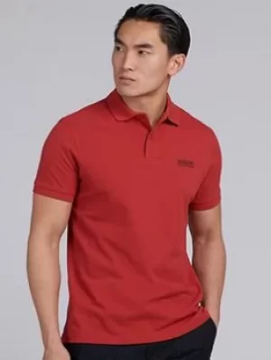 Barbour International Essential Polo Shirt, Red, Size 2XL, Men