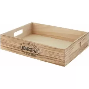 Premier Housewares - Rustic Homestead Storage Crate