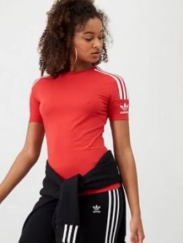 adidas Originals Tight Tee - Red, Size 8, Women