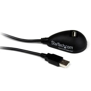 StarTech 5ft Desktop USB Extension Cable A Male to A Female