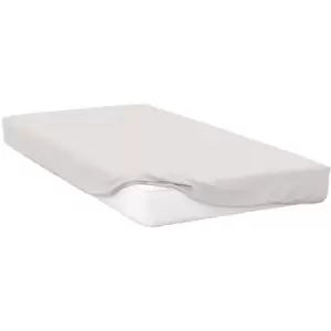 Belledorm Cotton Sateen 1000 Thread Count Extra Deep Fitted Sheet (Single) (Ivory) - Ivory