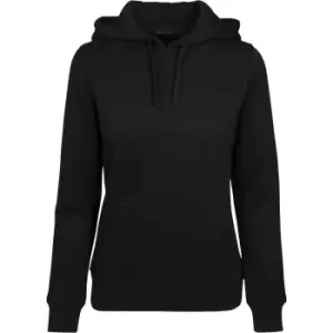 Build Your Brand Womens/Ladies Merch Hoodie (XXL) (Black)