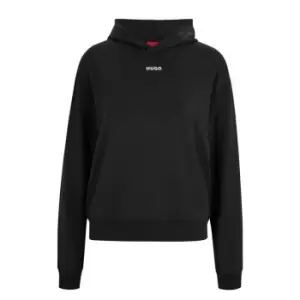 Hugo SHUFFLE HOODIE 10245588 01 - Black