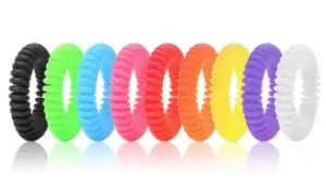 Anti Mosquito Bug Insect Repellent Bracelet (curly) assorted colours, Brown, Aquarius