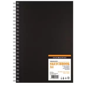 Daler Rowney Graduate Hard Back Spiral Sketch Book A4 Portrait