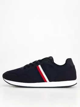 Tommy Hilfiger Core Lo Runner Trainer, Blue, Size 41, Men