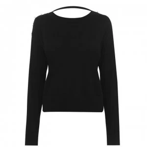 Diesel Cut Out Jumper - Black 9XX