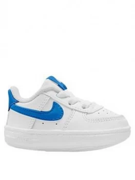 Nike Air Force 1 Crib Shoes - White/Blue