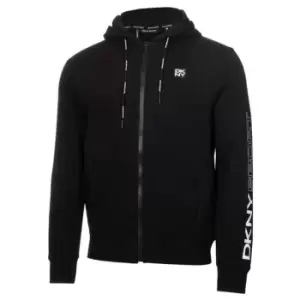 DKNY Golf Zip Up Hoodie Mens - Black