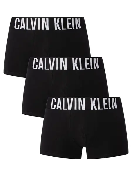 Calvin Klein Intense Power 3 Pack Trunks Black XL