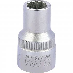 Elora 1/2" Drive Bi Hexagon Socket Metric 1/2" 11mm