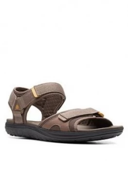 Clarks Step Beat Sun SandalS - Brown, Size 7, Men