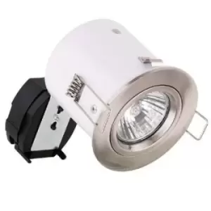 Aurora Fixed IP20 GU10 Non-Integrated Downlight Satin Nickel - AU-DLM901SN