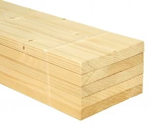 Wickes Whitewood PSE 18 x 144 x 1800mm Pack 5