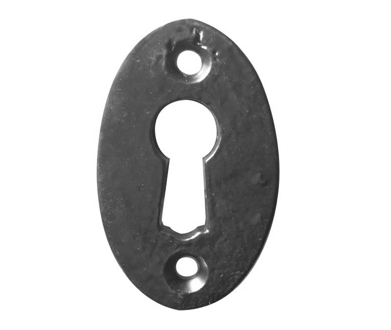 LocksOnline Black Antique Oval Escutcheon