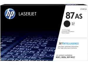 HP 87AS Black Laser Toner Ink Cartridge