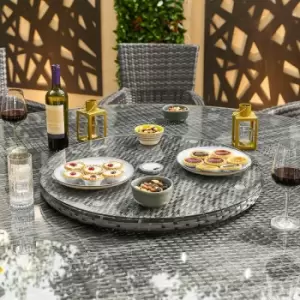 Nova Outdoor Living Rattan Lazy Susan - 60cm Grey