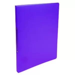 Exacompta Ring Binder Chromaline 54166E Polypropylene A4 15mm 2 ring Purple Pack of 25