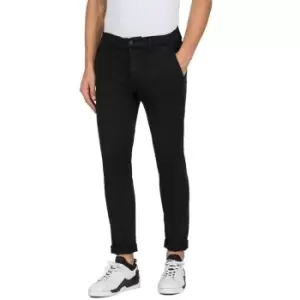 Replay Zeumar Slim Trousers - Black