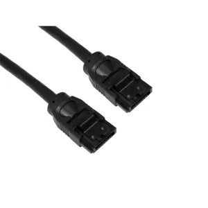 Locking SATA III (M) to Locking SATA III (M) 0.45m Black OEM Internal Data Cable